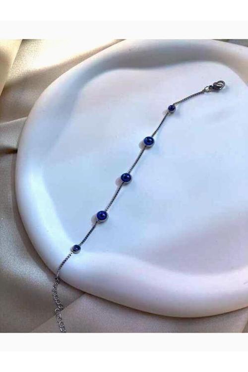 316L Paslanmaz Çelik Şık Günlük Nazar Boncuklu Bileklik