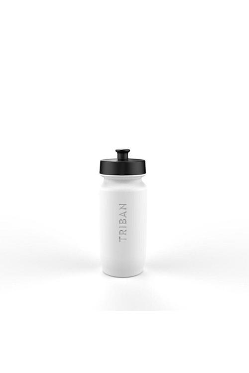 Bisiklet Matarası Ergonomik Pratik Matara - 550 Ml - Beyaz - Essential