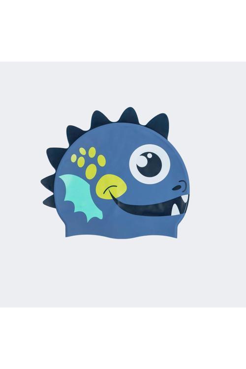 Silikon Yüzücü Bonesi - Mavi/Sarı Ejderha Modeli Meridyendukkan Standart Beden Nabaiji