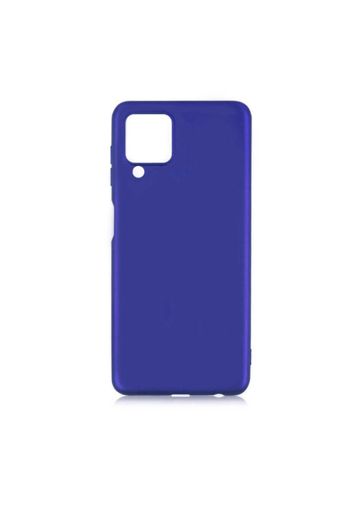 Samsung Galaxy A22 4G Kılıf Premier Silikon Kapak (Saks Mavi)