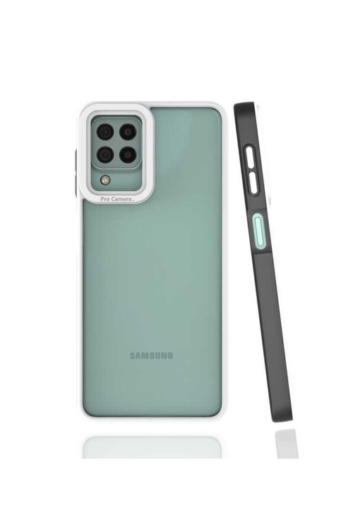 Samsung Galaxy A22 4G Kılıf Mima Kapak (Siyah)