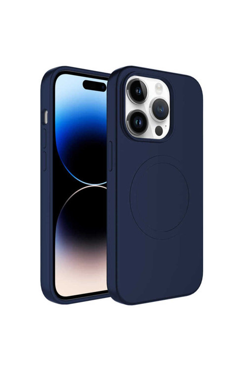 İphone 11 Pro Max Uyumlu Magsafe Wireless Şarj Özellikli Pastel Renk Silikon Plas Kılıf-L