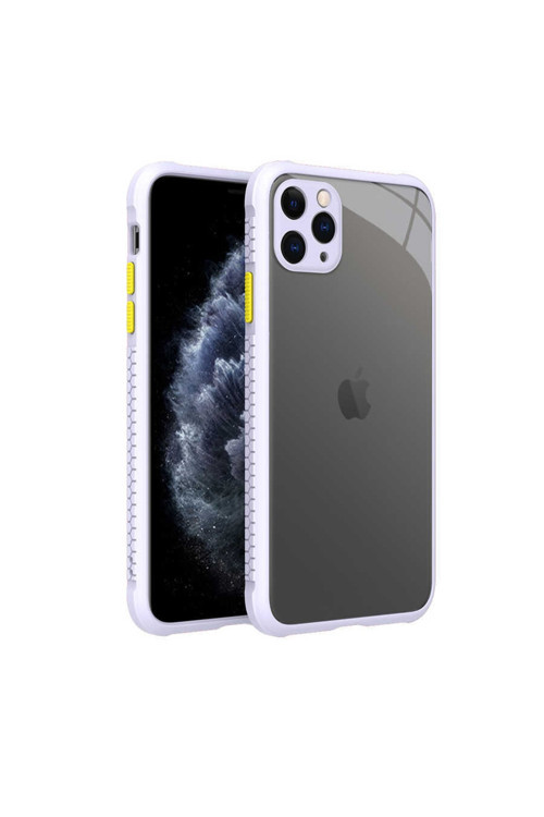 Apple Iphone 11 Pro Max Uyumlu Kılıf Kaff Kapak (Mor)