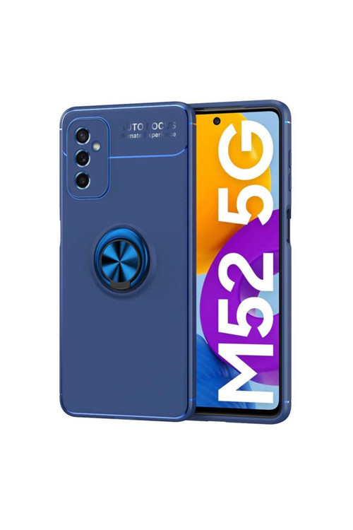 Galaxy M52 Kılıf Ravel Silikon Kapak