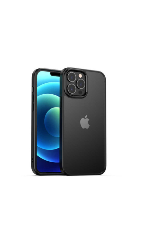 Apple Iphone 13 Pro Max Uyumlu Kılıf Hom Silikon (Siyah)