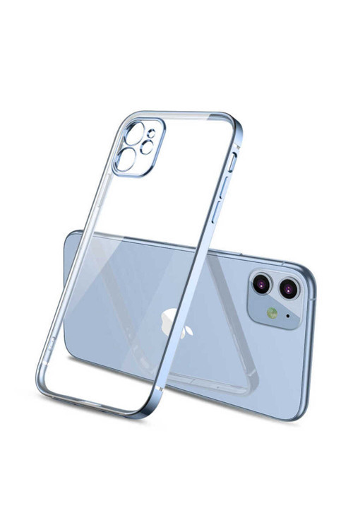 İphone 11 Uyumlu Gbox Kılıf-Mavi Açık