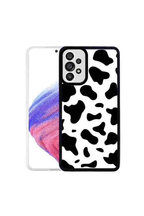 Galaxy A33 5G Kılıf M-Fit Desenli Kapak Renk Cow No1