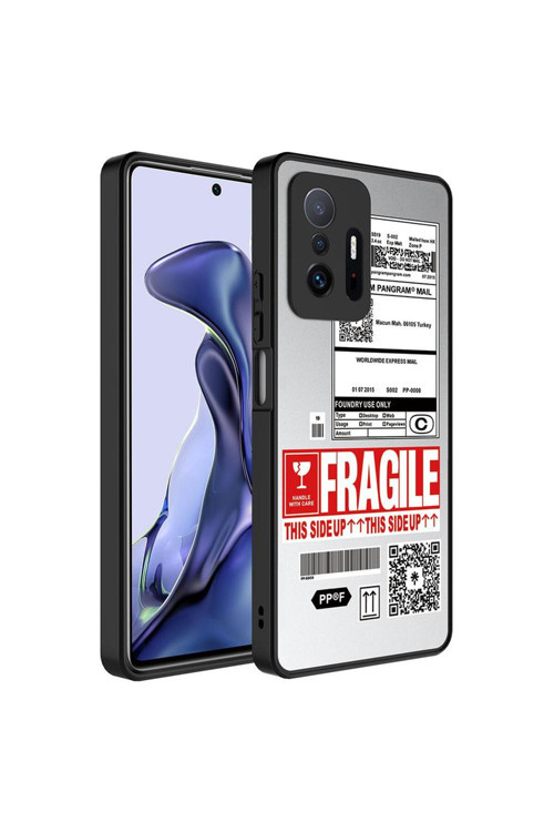 Xiaomi Mi 11T Pro 5G Kılıf Aynalı Desenli Kamera Korumalı Parlak Mirror Kapak