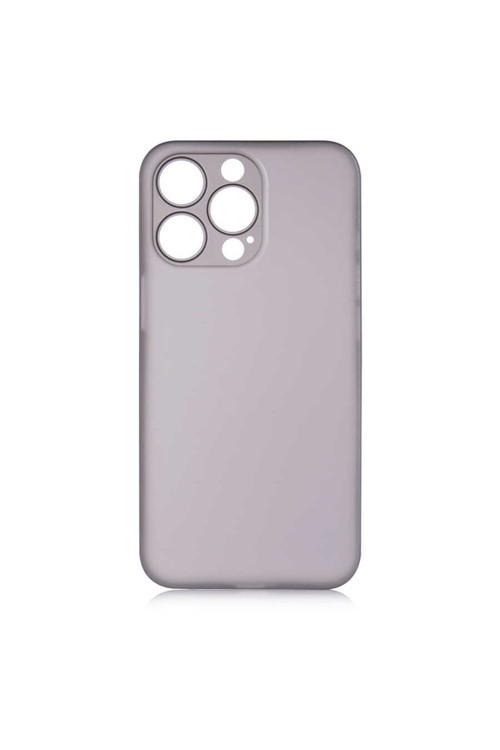 Apple Iphone 13 Pro Uyumlu Kılıf 1.Kalite Pp Kapak (Füme)