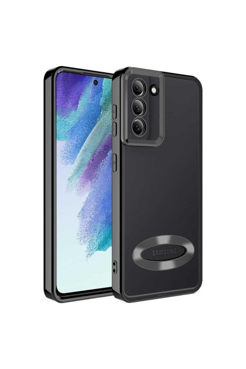 Galaxy S21 Fe Kılıf Kamera Korumalı Logo Gösteren Omega Kapak
