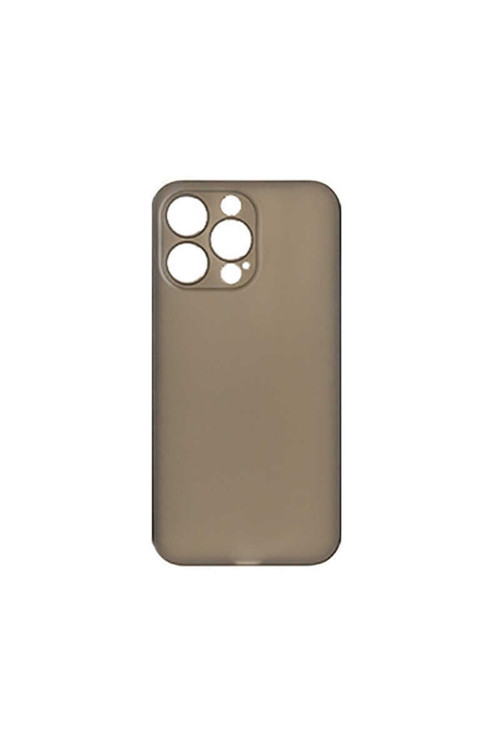 Apple Iphone 13 Pro Uyumlu Kılıf Eko Pp Kapak (Füme)