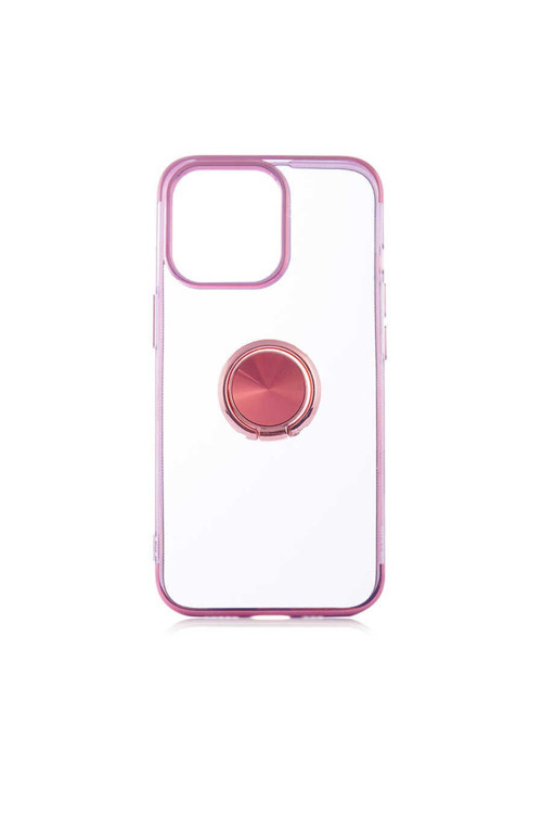 Apple Iphone 13 Pro Uyumlu Kılıf Gess Silikon (Rose Gold)