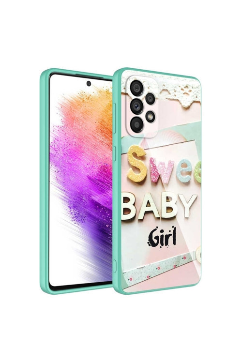 Galaxy A33 5G Kılıf Kamera Korumalı Desenli Sert Silikon Epoksi Kapak