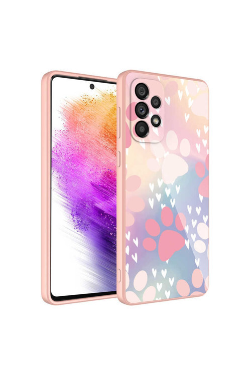 Galaxy A33 5G Kılıf Kamera Korumalı Desenli Sert Silikon Epoksi Kapak
