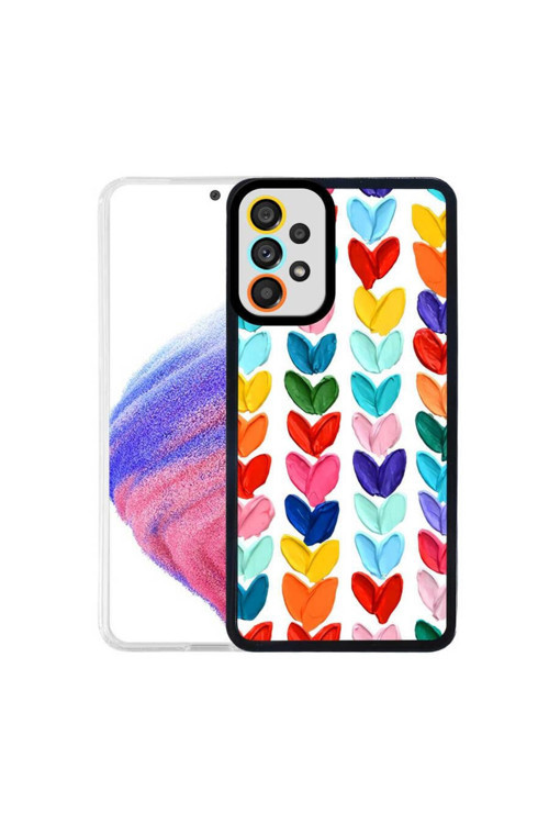 Galaxy A73 Kılıf M-Fit Desenli Kapak