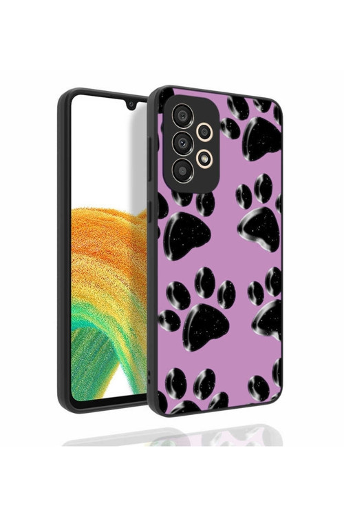 Galaxy A33 5G Kılıf Desenli Kamera Korumalı Parlak Nora Kapak