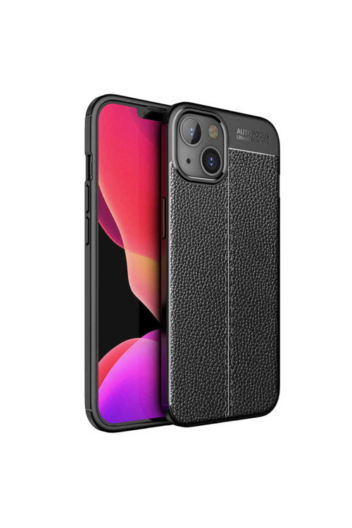 İphone 13 Mini Uyumlu Niss Silikon Kılıf-Siyah