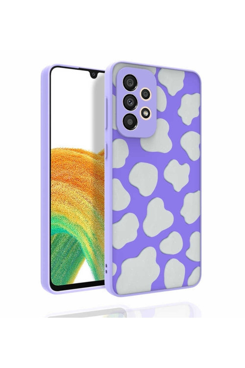 Galaxy A33 5G Kılıf Desenli Kamera Korumalı Parlak Nora Kapak