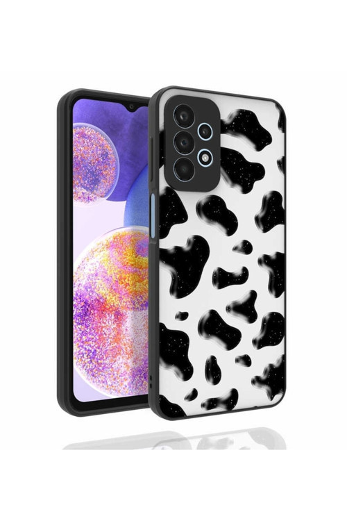Galaxy A23 Kılıf Desenli Kamera Korumalı Parlak Nora Kapak