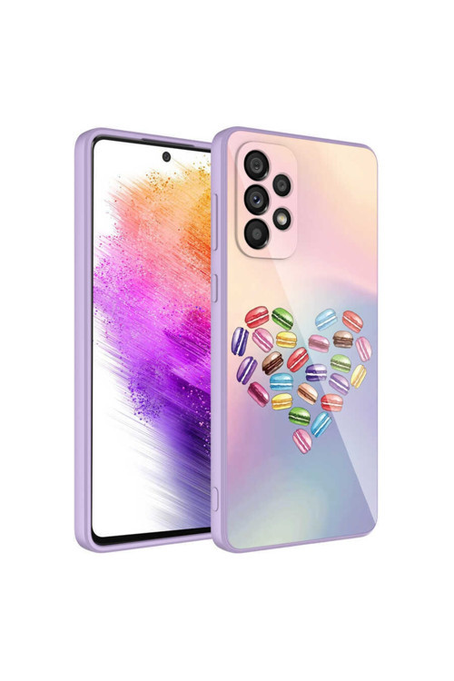 Galaxy A33 5G Kılıf Kamera Korumalı Desenli Sert Silikon Epoksi Kapak