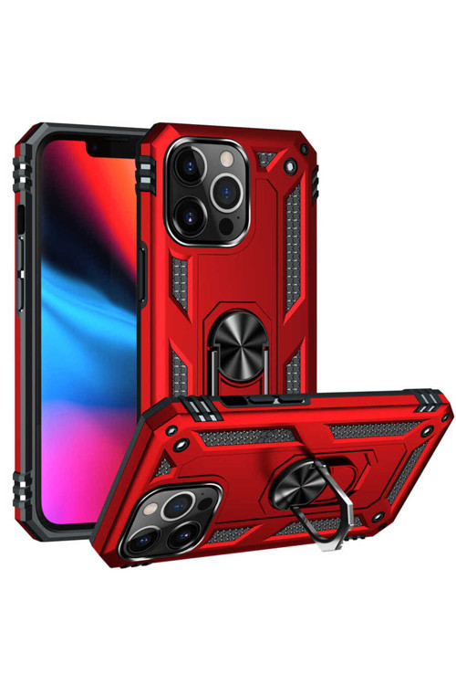 İphone 13 Pro Uyumlu Vega Kılıf-Kırmızı