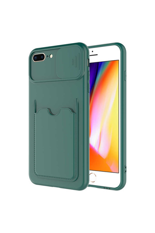 Iphone 7 Plus Uyumlu Kılıf ? Kartix Kapak - Koyu Yeşil