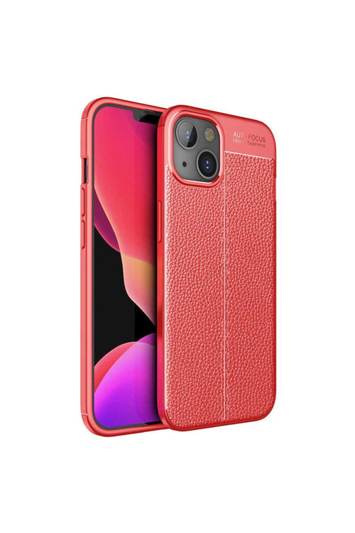 İphone 13 Uyumlu Niss Silikon Kılıf-Kırmızı