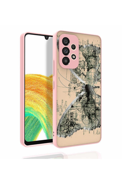 Galaxy A53 5G Kılıf Desenli Kamera Korumalı Parlak Nora Kapak