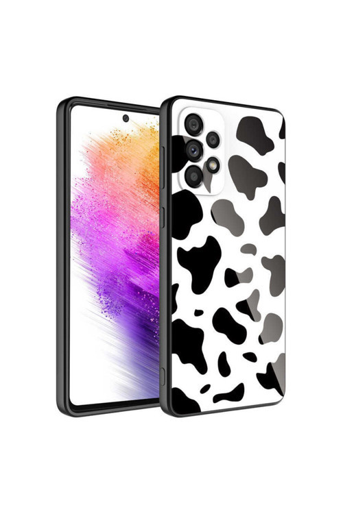 Galaxy A53 5G Kılıf Kamera Korumalı Desenli Sert Silikon Epoksi Kapak Renk No7.