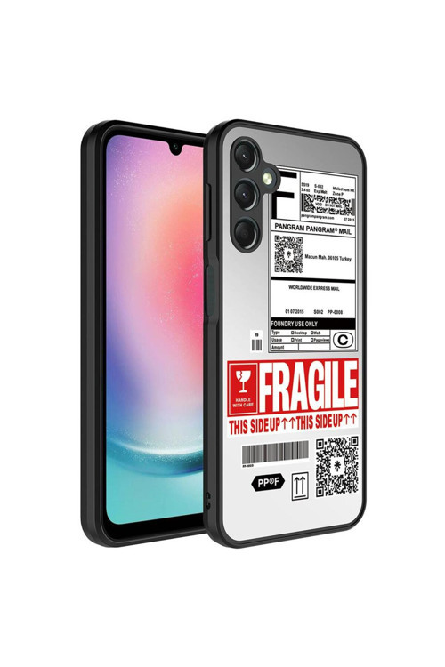 Galaxy A24 Kılıf Aynalı Desenli Kamera Korumalı Parlak Mirror Kapak