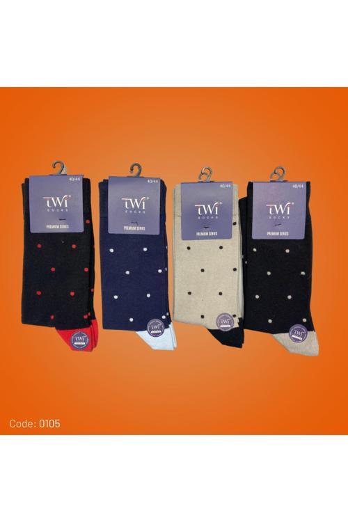 Twisocks Pamuk Soket Noktalı Desen Karışık Çorap 12'li