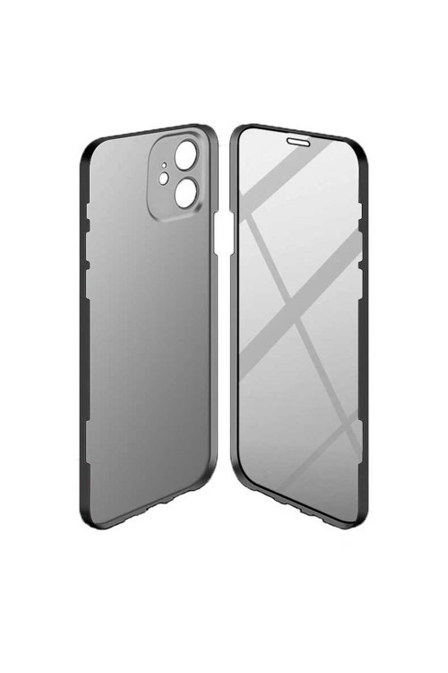 İphone 11 Uyumlu Led Kılıf-Siyah