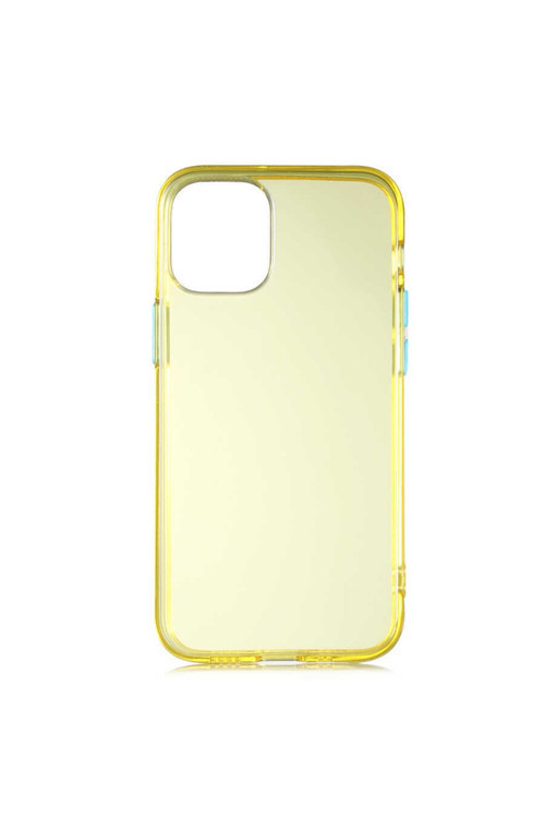 Apple Iphone 12 Pro Max Uyumlu Kılıf Bistro Kapak (Sarı)