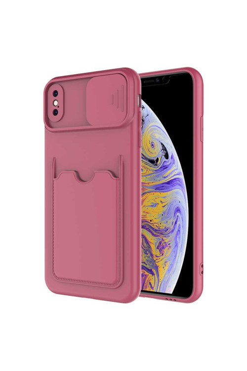 Apple Iphone X Uyumlu Kılıf ? Kartix Kapak (Koyu Mor)
