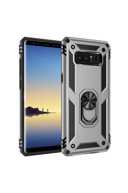 Galaxy Note 8 Kılıf Vega Kapak - Gri