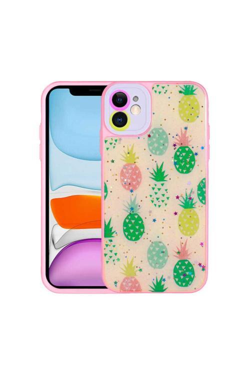 İphone 11 Uyumlu Kamera Korumalı Sert Desenli Pami Kılıf-No2