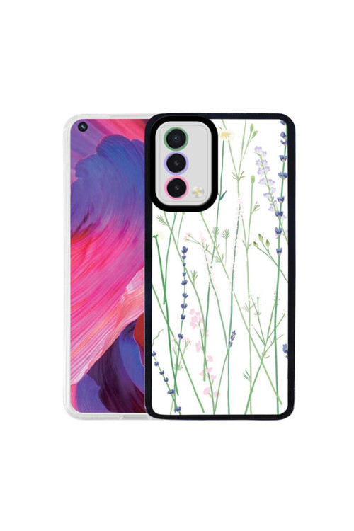 Oppo A74 4G Kılıf M-Fit Desenli Kapak - Flower No4