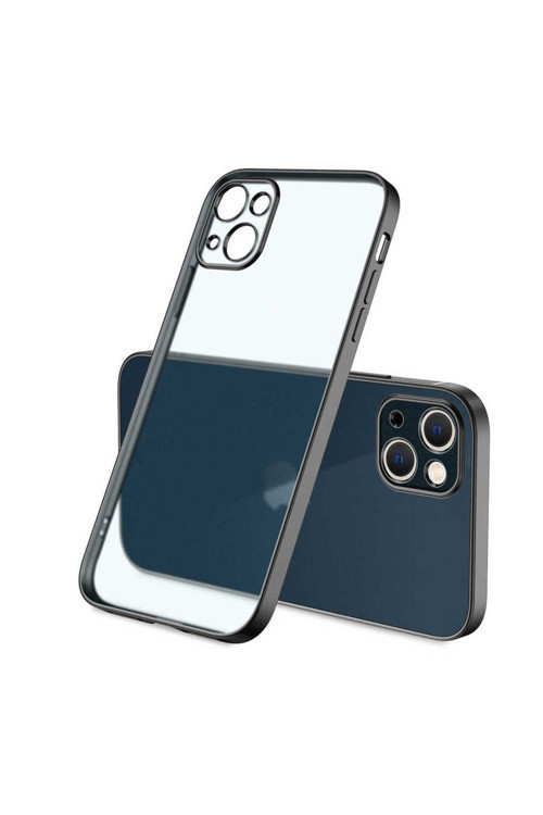 İphone 13 Uyumlu Mat Gbox Kılıf-Siyah