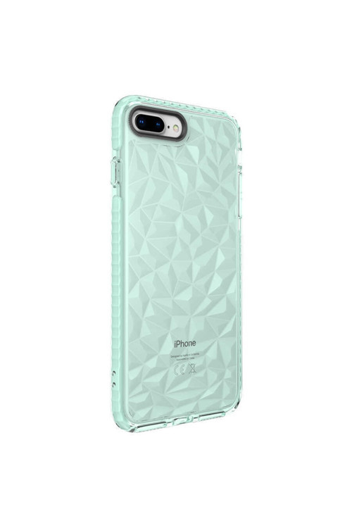 Apple Iphone 8 Plus Kılıf Buzz Kapak - Yeşil