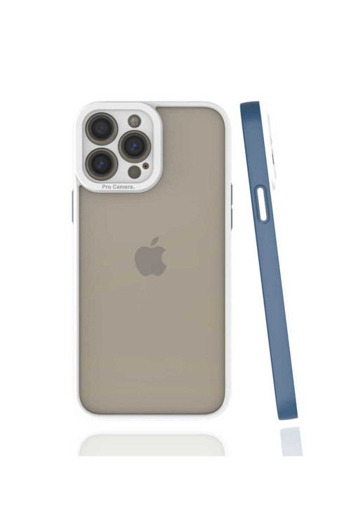 İphone 13 Pro Max Uyumlu Mima Kılıf-Lacivert