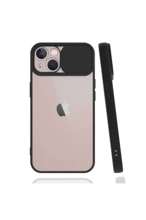 İphone 13 Uyumlu Lnsm-İ Kılıf-Siyah