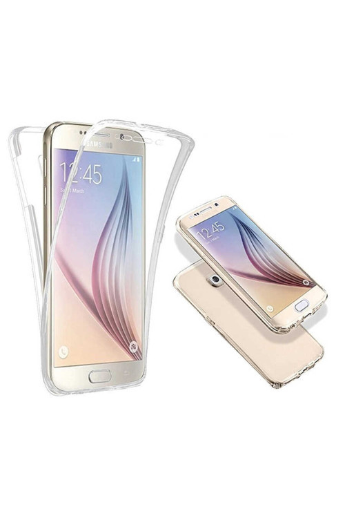 Galaxy S7 Edge Kılıf Enjoy Kapak Renk Renksiz