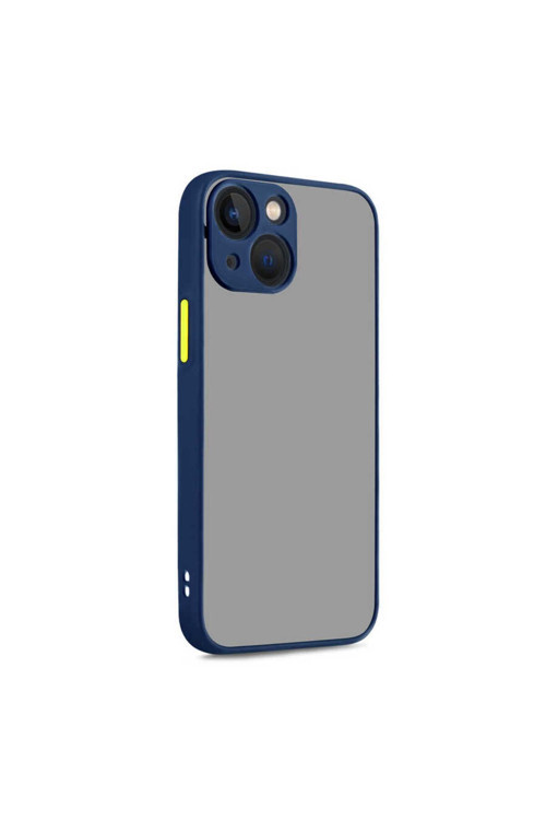 İphone 13 Mini Uyumlu Mkc Hux Kılıf-Lacivert