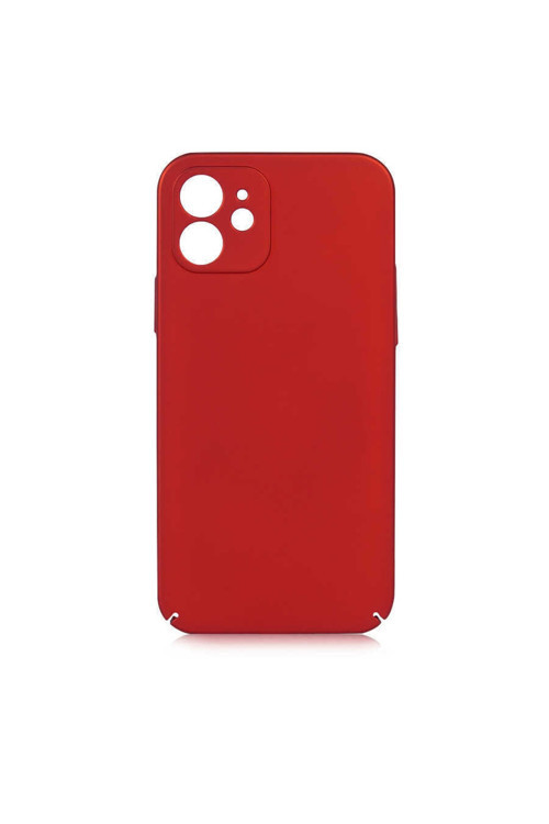 Uyumlu Iphone 12 Kılıf Kapp Kapak - Kırmızı