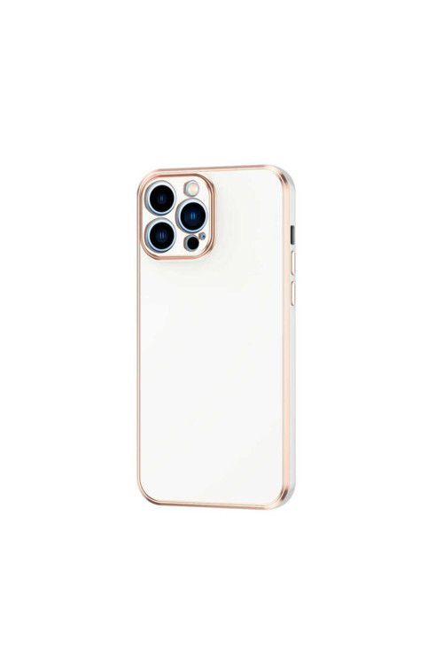İphone 13 Pro Uyumlu Bark Kılıf-Beyaz