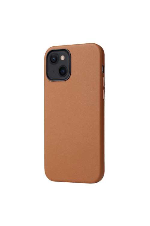 İphone 13 Mini Uyumlu Mkc Eyzi Kılıf-Kahverengi