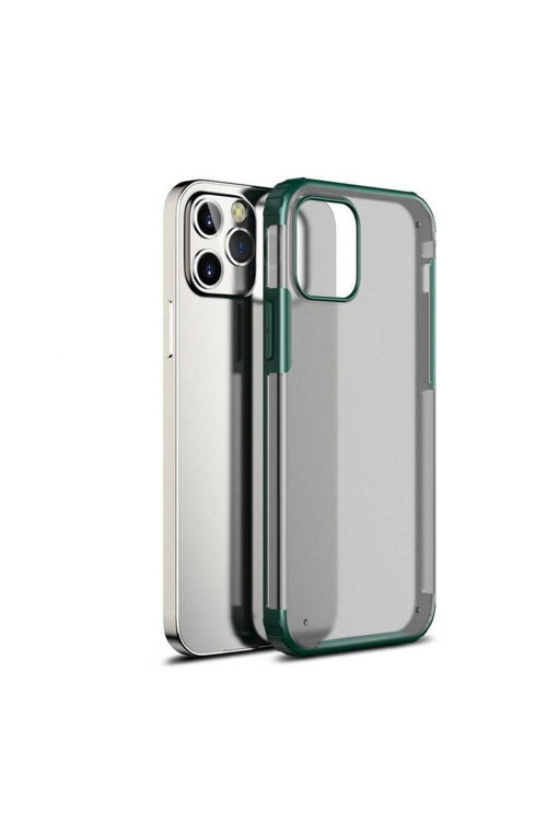 Iphone 12 Pro Uyumlu Kılıf Volks Kapak - Koyu Yeşil