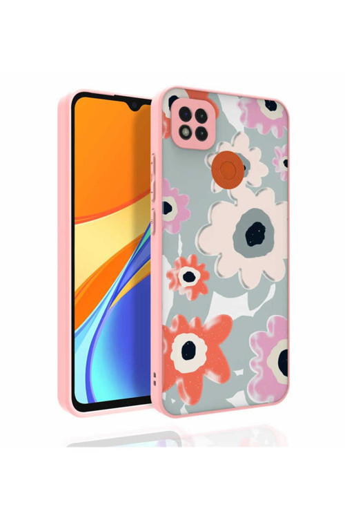Xiaomi Redmi 9C Kılıf Desenli Kamera Korumalı Parlak Nora Kapak