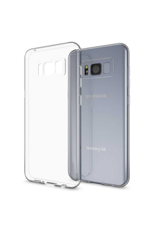 Galaxy S8 Plus Kılıf Süper Silikon Kapak Renk Renksiz