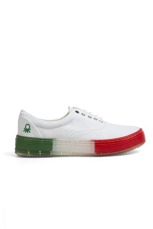 ® | BN-30696-3114 Beyaz Kirmizi - Kadın Spor Ayakkabı